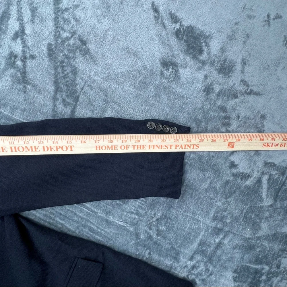Ralph Lauren 40R Men's Black‎ Blazer Sport Coat Jacket 100% Wool 3 Button